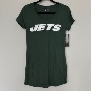 NFL New York Jets Green Tee with Swarovski Crystals Logo